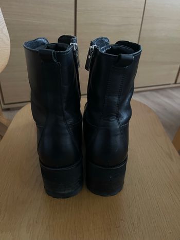 Bottines The Kooples en cuir noires T38