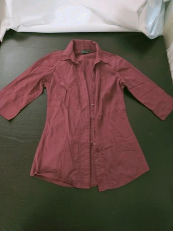 Chemise bordeaux taille 38