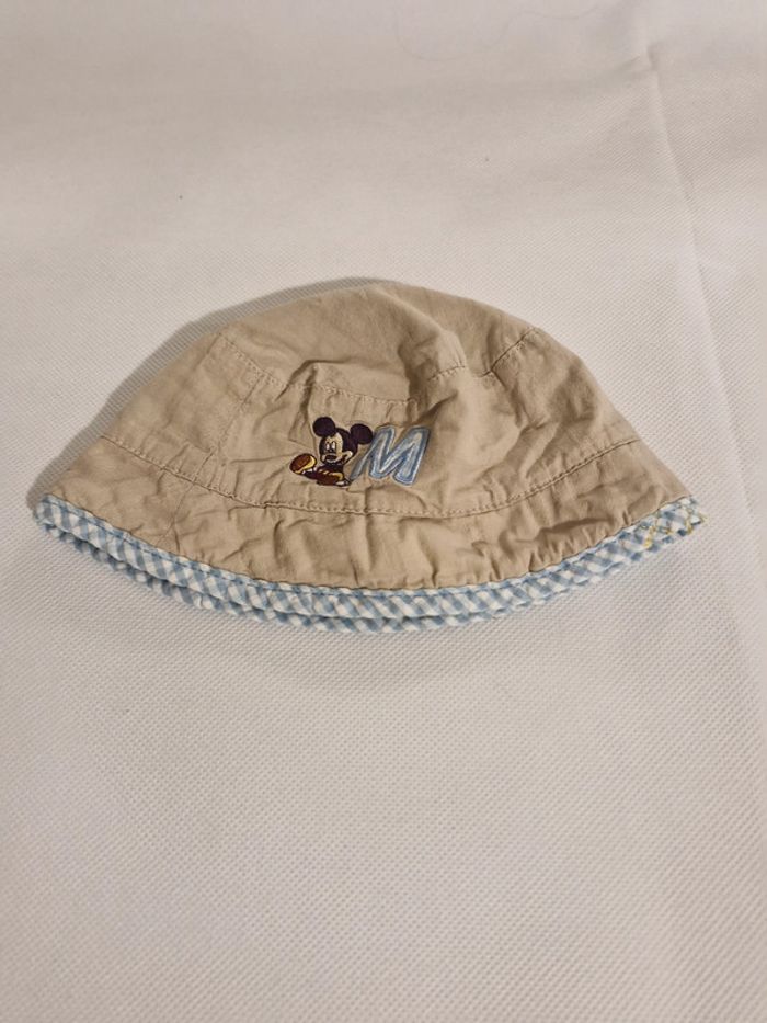 Bob Mickey Disney beige et bleu