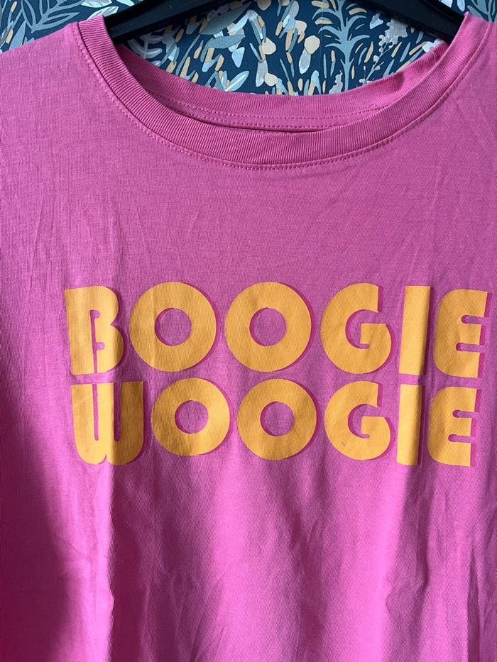 T-shirt rose avec inscription KIABI - photo numéro 2