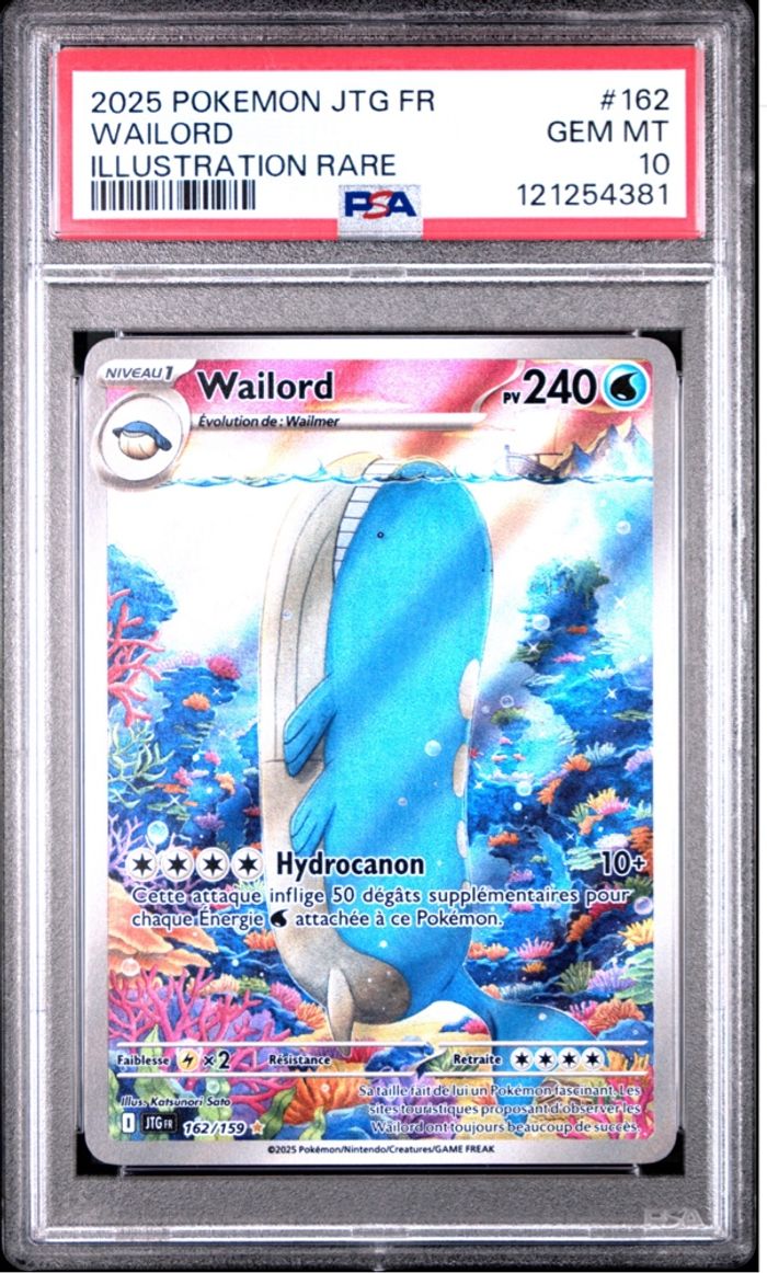 Wailord 162/159 PSA10 - EV09 - AVENTURES ENSEMBLE - photo numéro 2