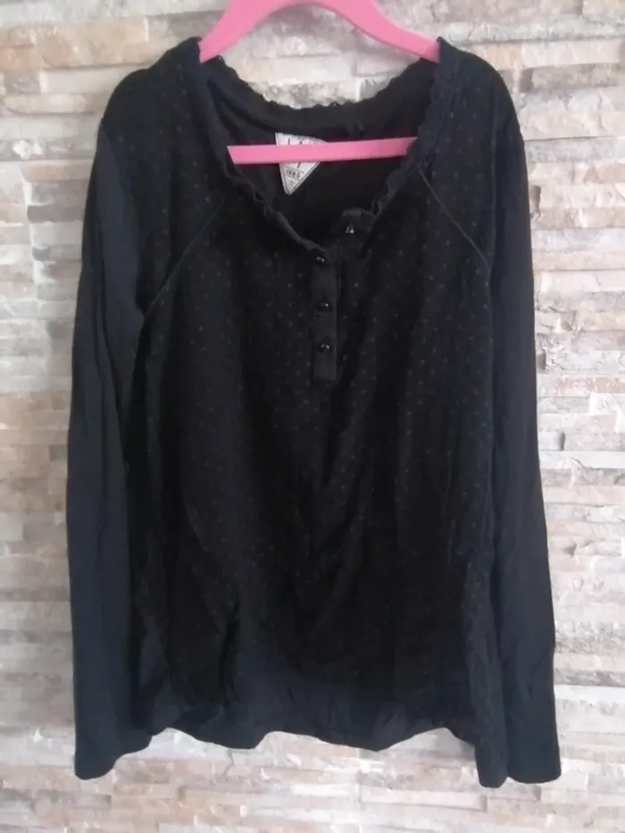 Tee-shirt manches longues IKKS taille 12ans - photo numéro 4