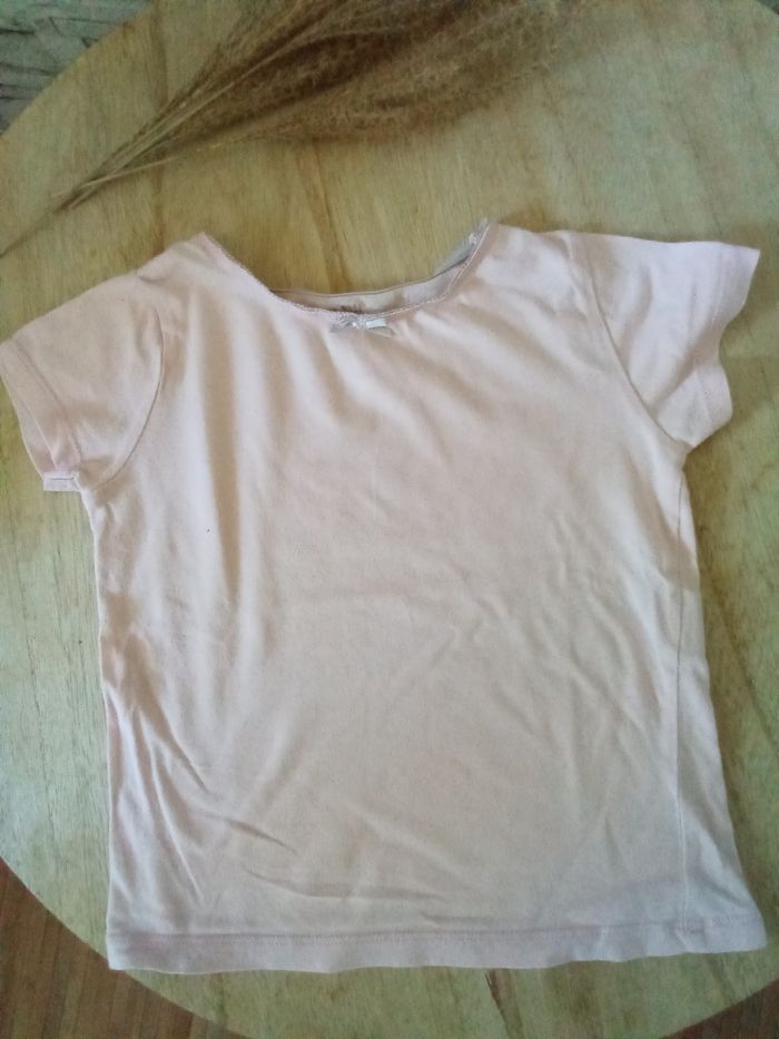 Lot 2 chemises de corps manches courtes Tex taille 2/3 ans - photo numéro 2