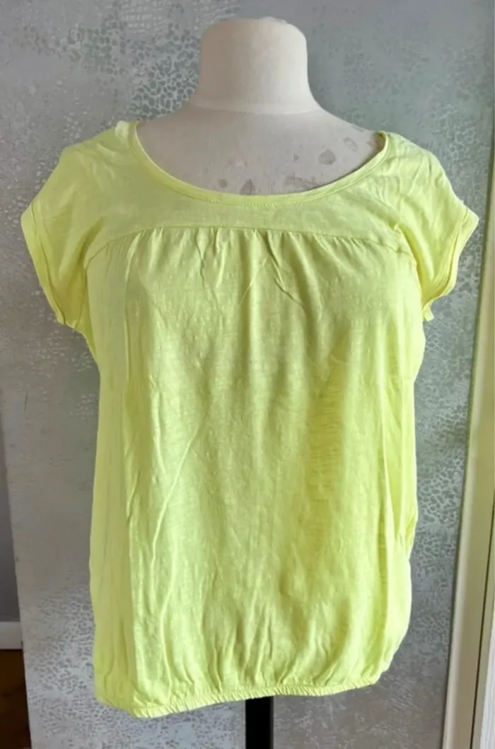 Tee-shirt jaune fluo