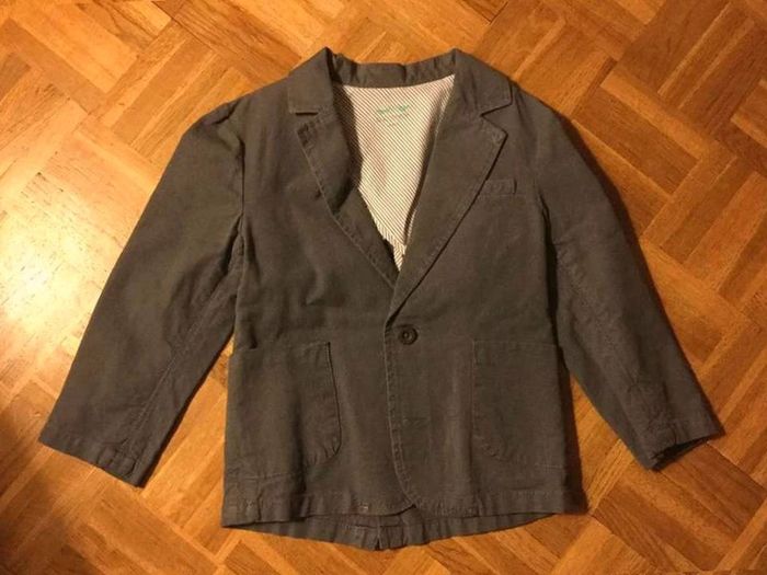 veste coton gris fonce T 4A neuve