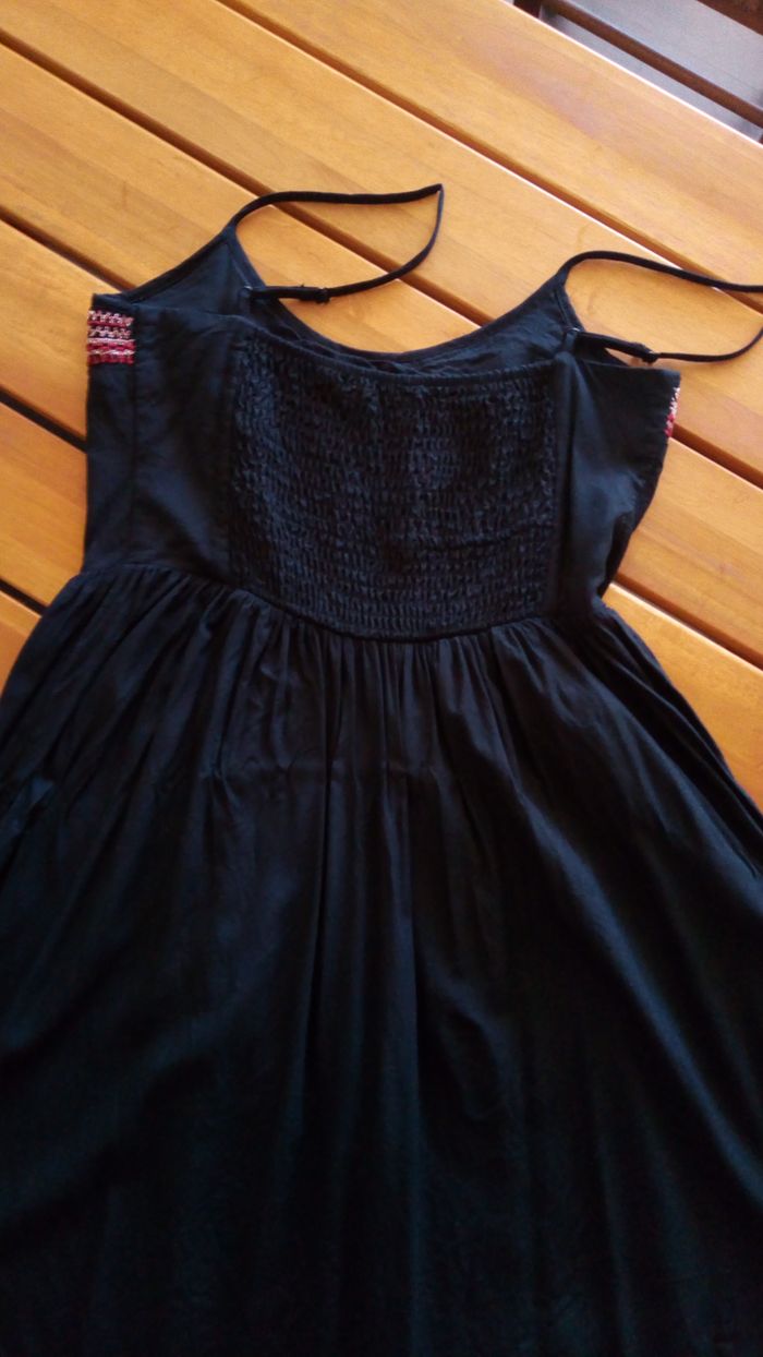 Robe d'été noir/bordeaux - photo numéro 3