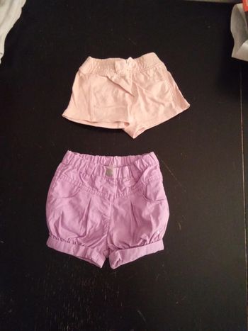 Lot 2 short fille