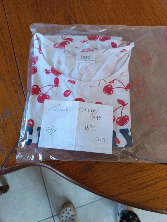 T-shirt Cherry happy BPC 14A - photo numéro 6