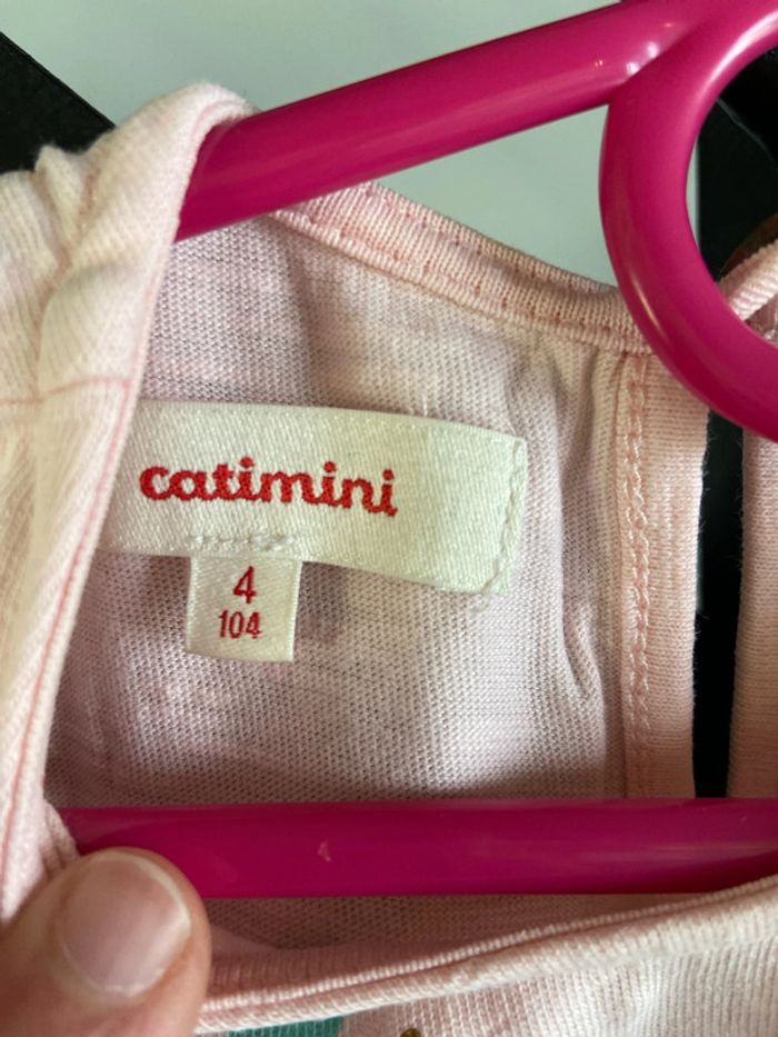 Robe catimini 4 ans rose perroquet - photo numéro 5