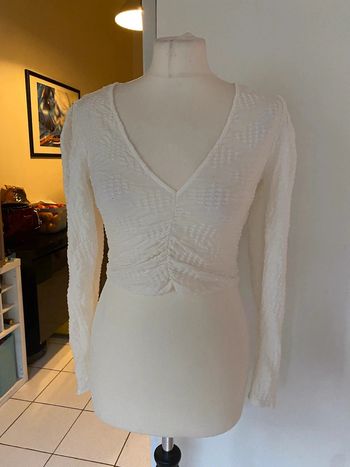 Haut blanc Zara