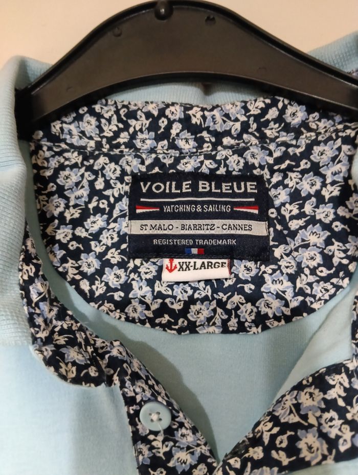 Polo homme bleu - photo numéro 2