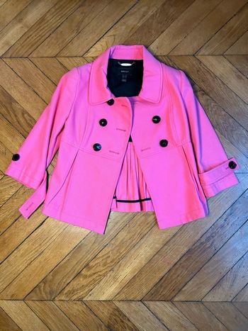 Neuve: sublime veste rose Mango T 34/36/38