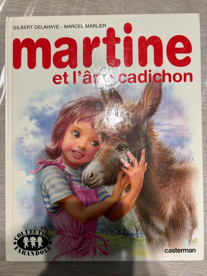 livre vintage "Martine et l'âne Cadichon"