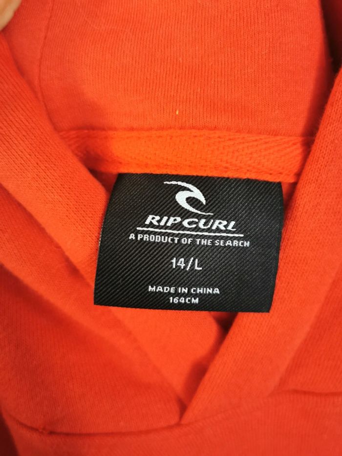 Sweat à capuche Rip curl rouge taille 14 ans ou XS - photo numéro 5