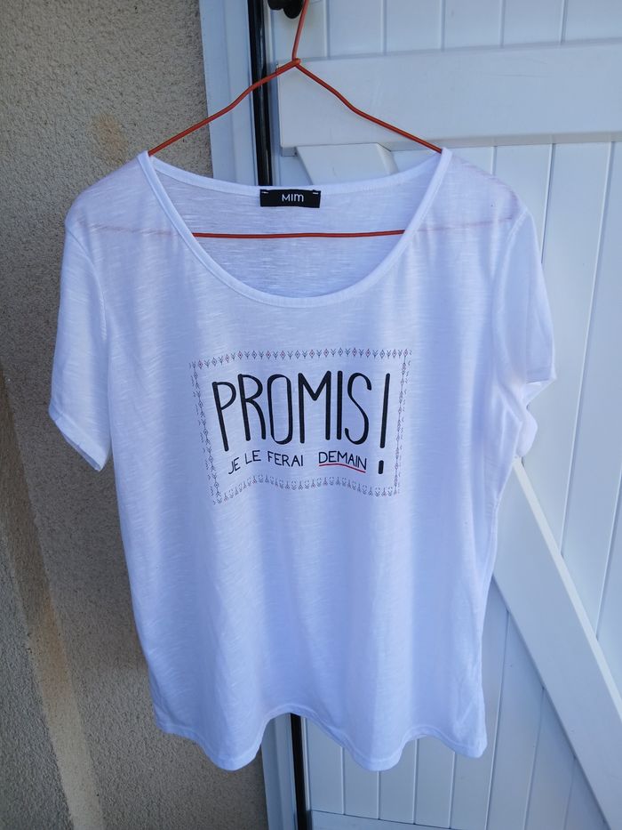 Tee-shirt femmes mim taille XL /42 - photo numéro 1