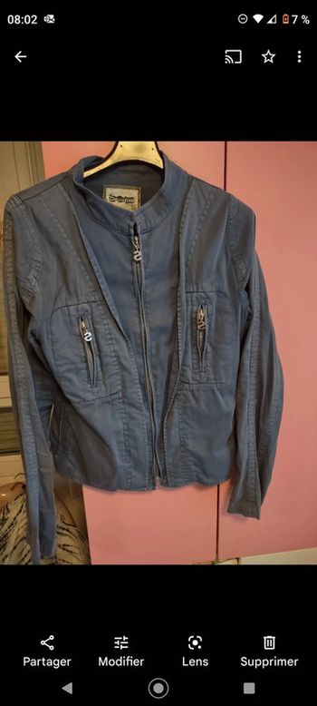 Veste fine bleue Desigual