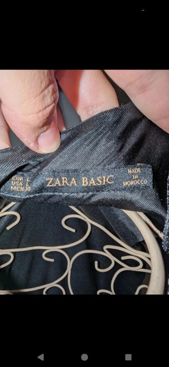 Robe chic noir Zara Taille L - photo numéro 6