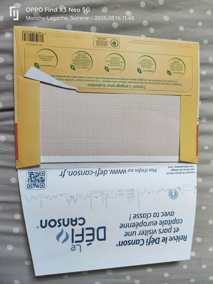 Papier millimétré canson pochette x16 feuilles 90g/M2 A4 21x29,7cm Réduction jusqu'à -70% - photo numéro 3