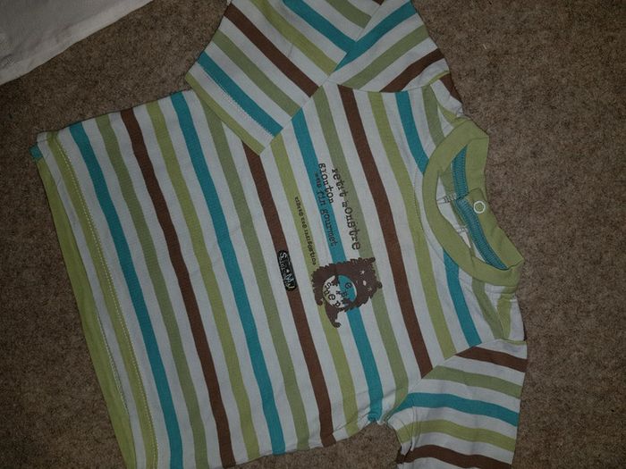 Lot de 2 articles garçon manches longues 12 mois orchestra sergent major - photo numéro 3