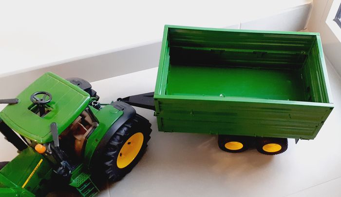 Tracteur John Deere + chargeuse et remorque Bruder - photo numéro 3