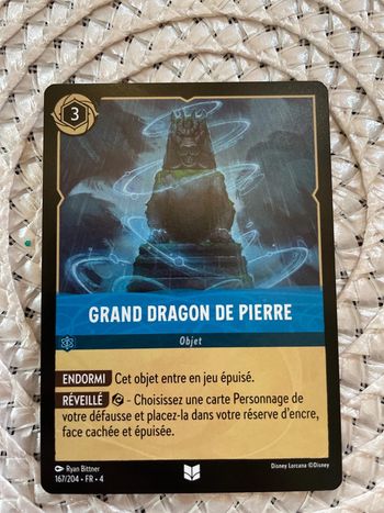 Carte Lorcana - Grand dragon de pierre - 167/204 - FR - 4