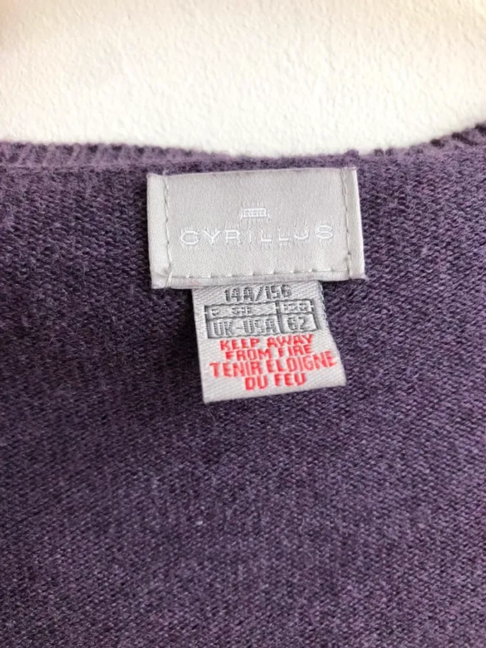 Gilet violet cyrillus - photo numéro 3