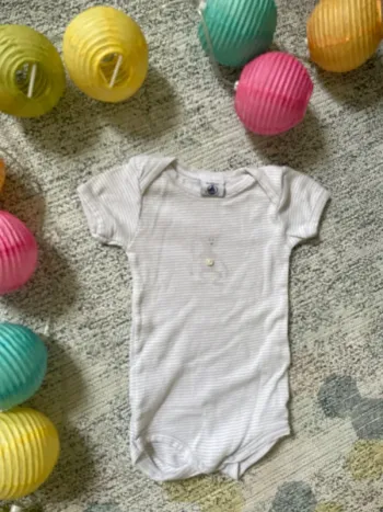 Body rayé beige petit bateau