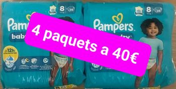 Pampers taille 8