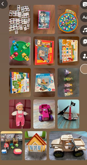 Lot de 15 jeux enfant