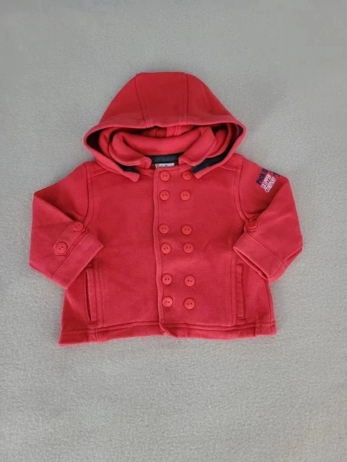 veste pick ouic 12 mois rouge