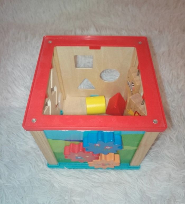 Cube d'activités en bois - photo numéro 4