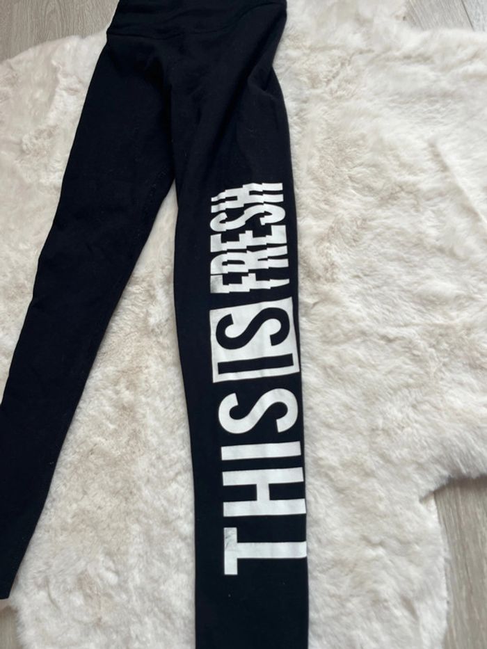 Legging noir sport fille 8-9 ans - photo numéro 3