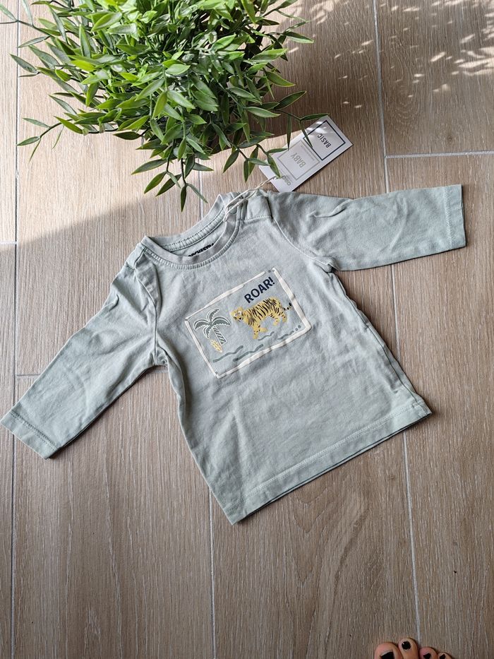 Tee shirt manche longue Orchestra 3 mois Neuf 🌸