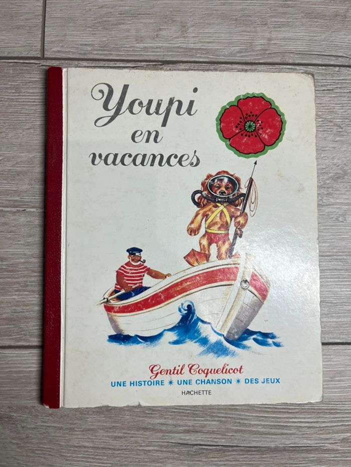 Youpi en vacances - livre vintage 1979