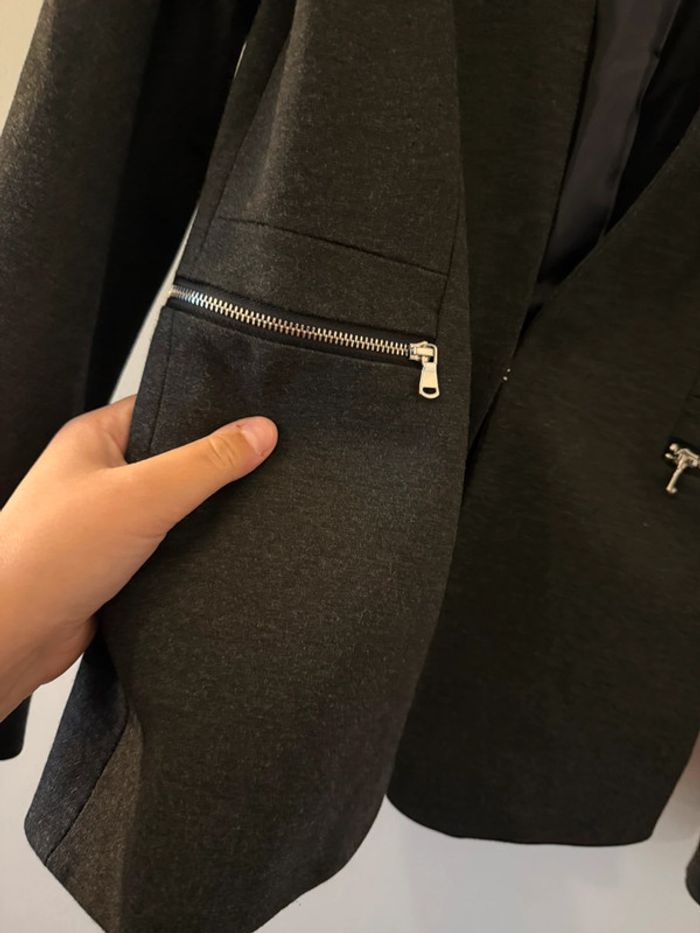 Blazer gris Etam - photo numéro 3