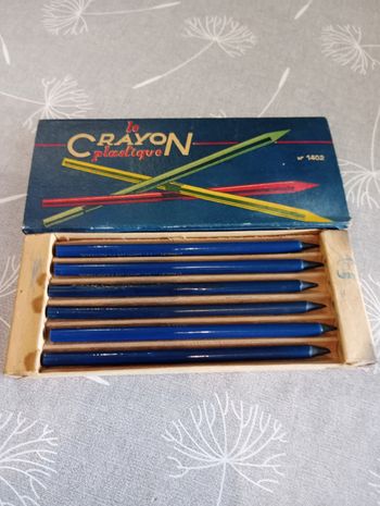 Crayons Plastique vintage