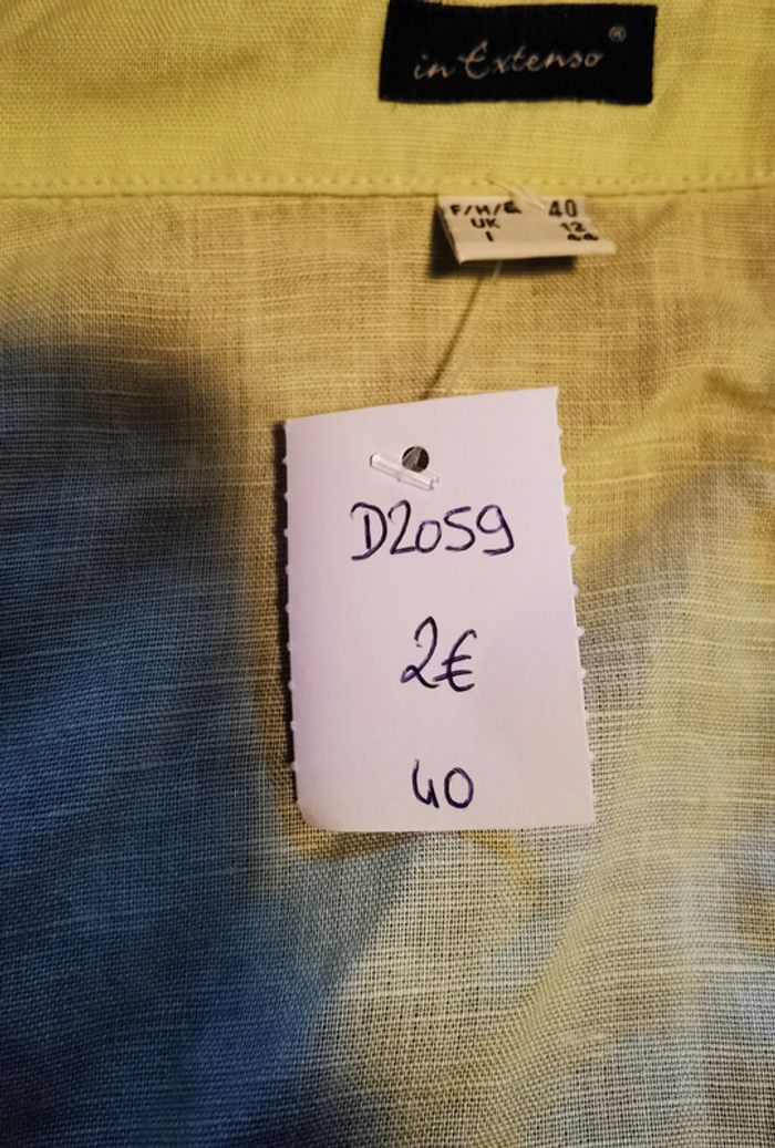 D2059 - chemise femme Taille 40 - photo numéro 3