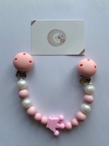 Attache doudou Queen Pink