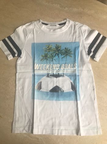 T-Shirt « H&M » blanc - Taille : 134/140