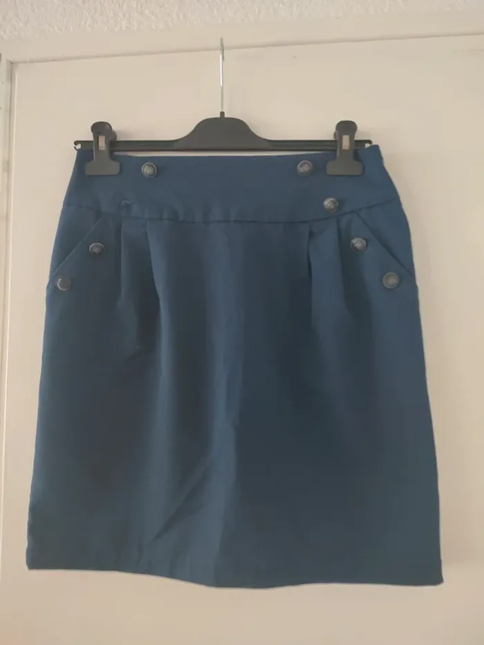 Jupe bleue marine