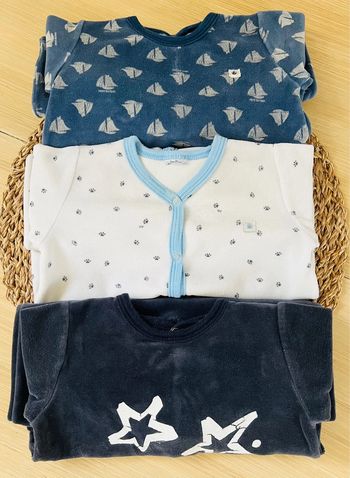 Lot pyjamas dors-bien Petit Bateau