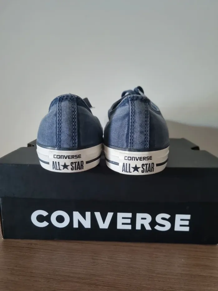 Converse jeans bleu - photo numéro 3