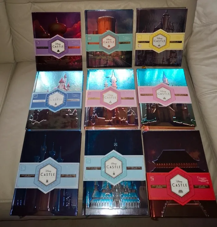 Lot de carnets livres cahiers castle collection disney princesse - photo numéro 9