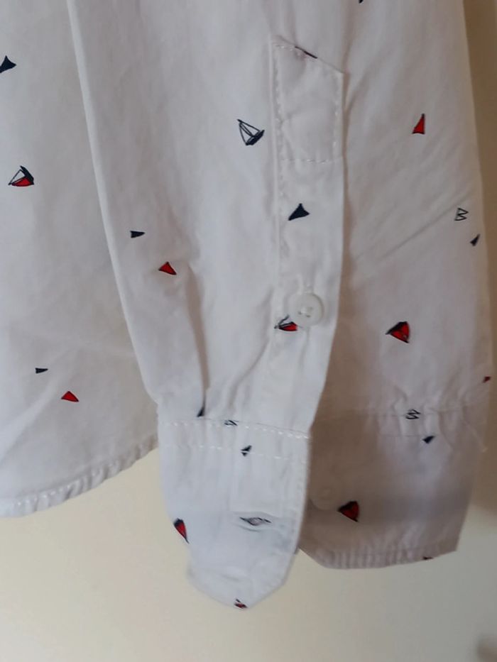 Chemise blanche à motif - photo numéro 3