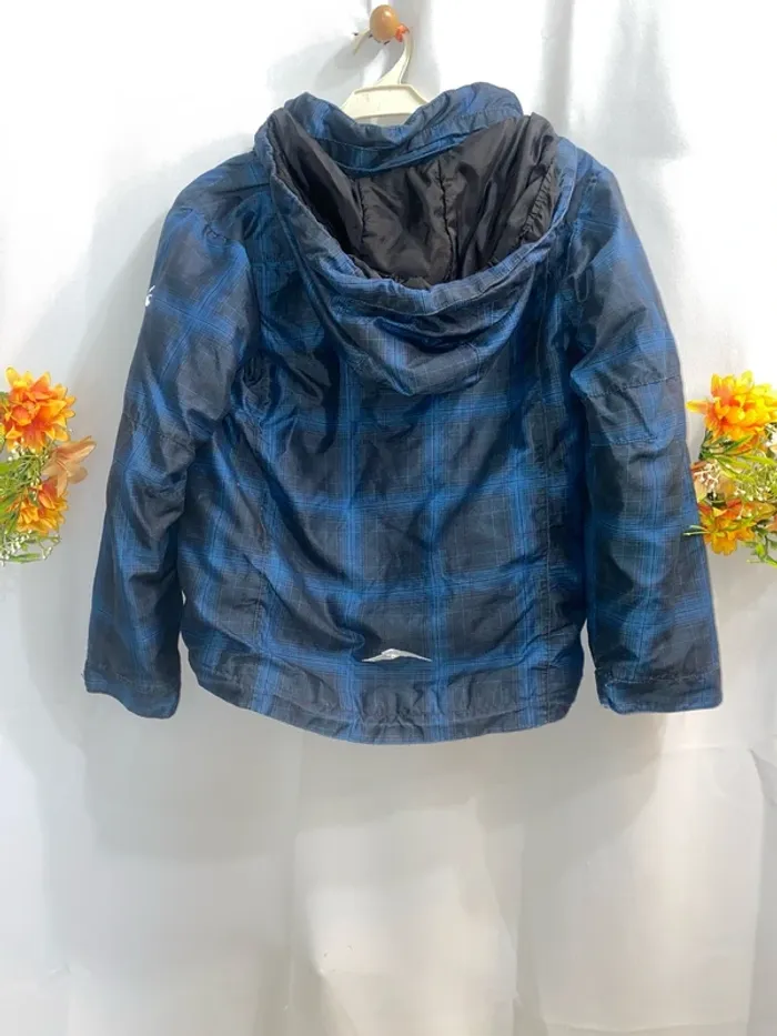 Parka bleu noir Everton taille 8 ans - n95m - photo numéro 4