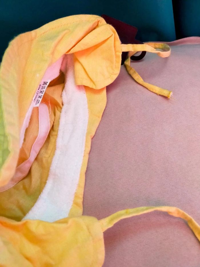 Bob bébé jaune soleil – 48 cm – 100 % coton - photo numéro 5