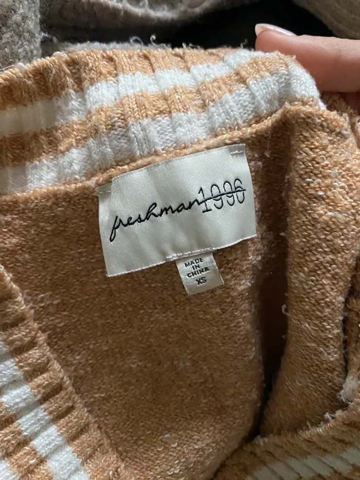 Pull sans manches beige - Freshman 1996 - photo numéro 5