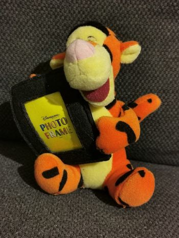 Peluche tigrou avec cadre photo disney