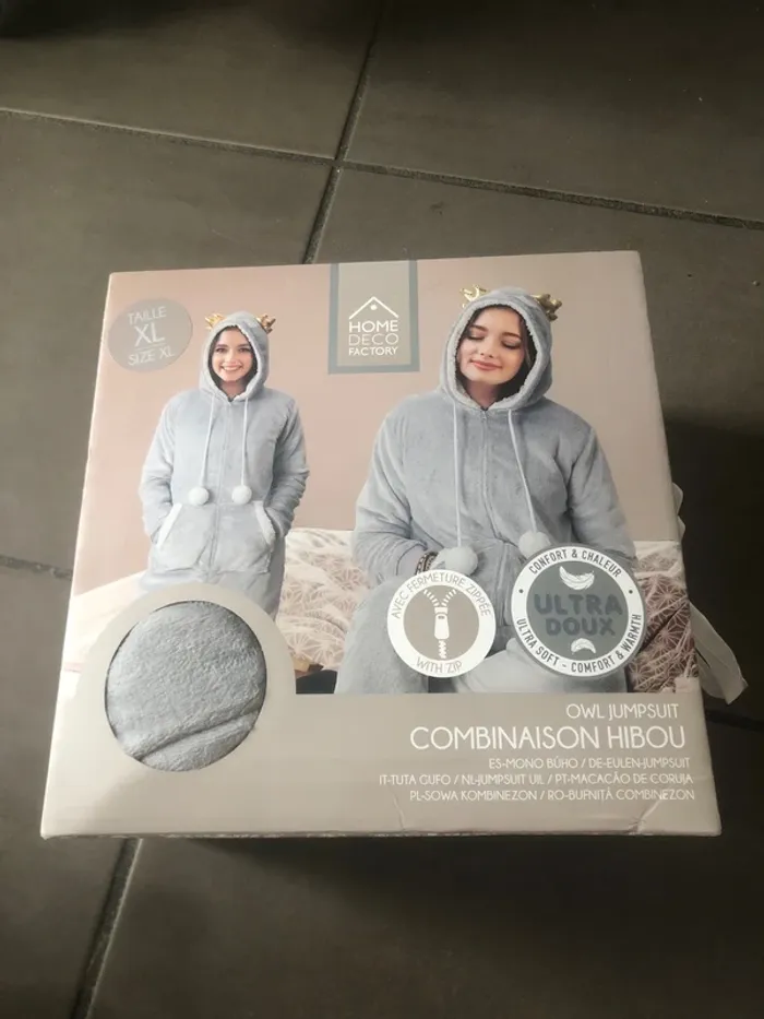Combinaison hibou ultra doux Taille XL neuf 🦉 👩 - photo numéro 2