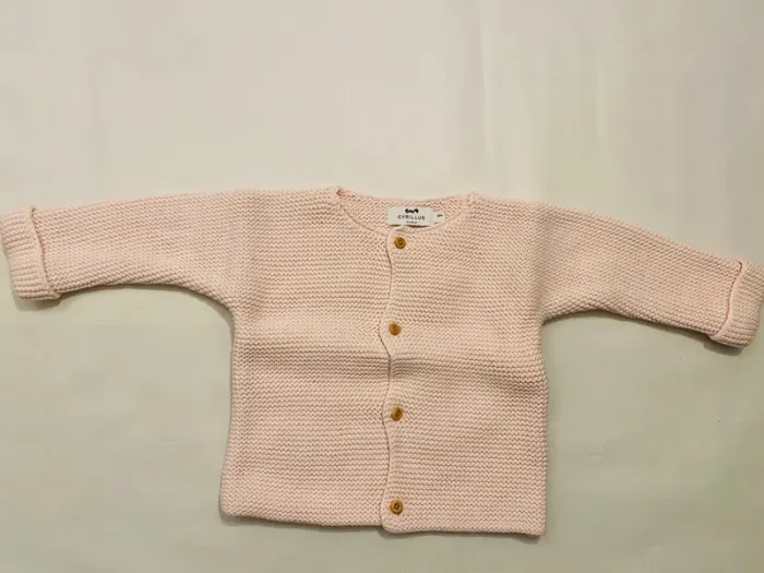 Gilet fille 9 mois Cyrillus